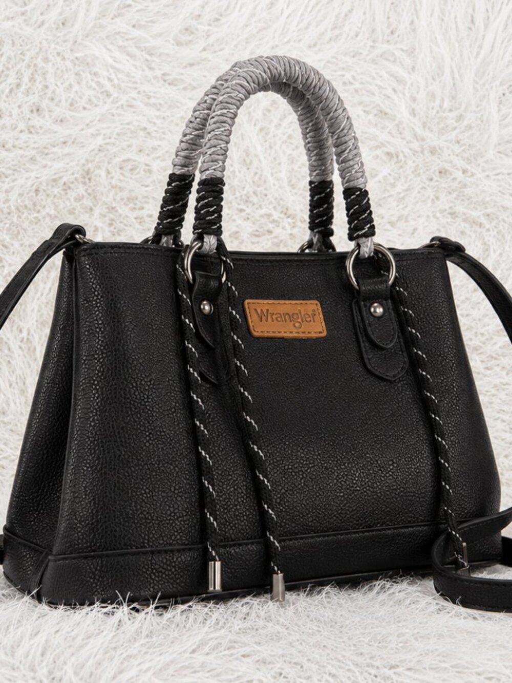 🖤 Wrangler Black Satchel Crossbody Handbag